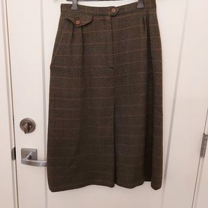VINTAGE Wool Skirt made in France